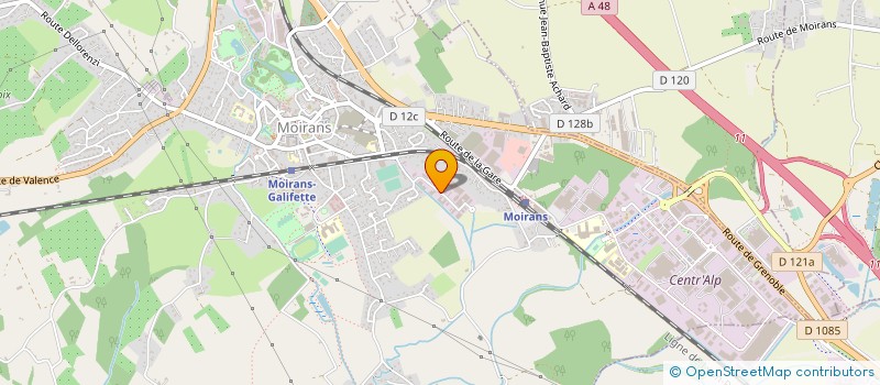 localisation de l'entreprise GAIMAN à MOIRANS