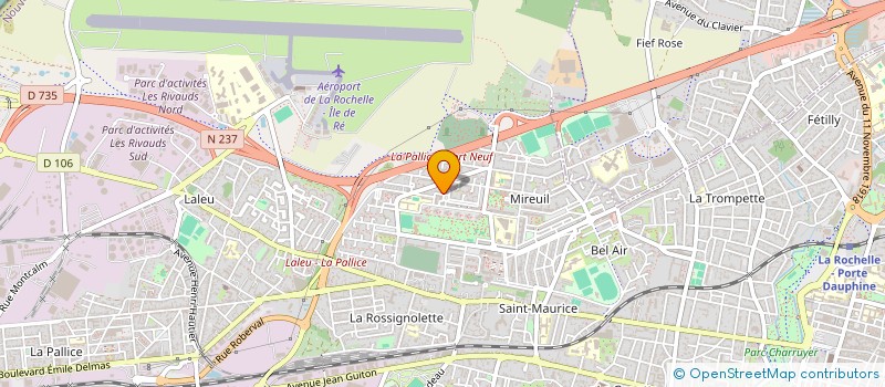 localisation de l'entreprise GAINDE ELEC  LA ROCHELLE