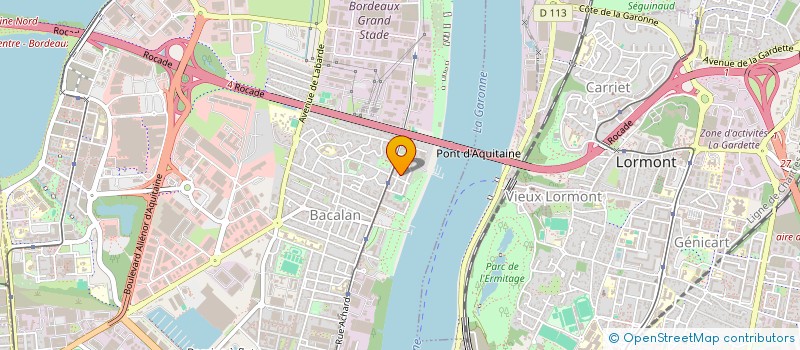 localisation de l'entreprise GAINE FRANCE à BORDEAUX