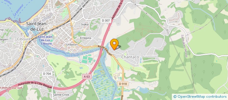 localisation de l'entreprise GAINEKO LEPOUTRE  SAINT-JEAN-DE-LUZ