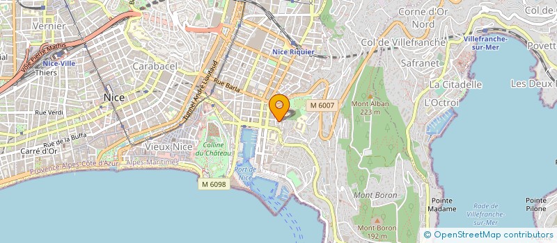localisation de l'entreprise GAINERIE ELYSEE à NICE