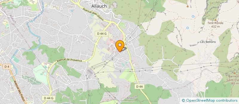 localisation de l'entreprise GAINES PLAFONDS ISOLATION 2 à ALLAUCH
