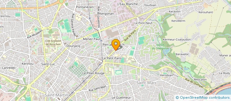 localisation de l'entreprise GAINING ATLANTIC à BREST
