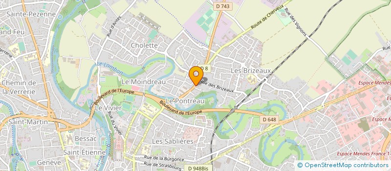 localisation de l'entreprise GAINOR STE à NIORT