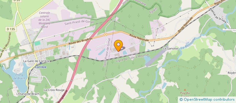 localisation de l'entreprise GAINOTECH  EYREIN