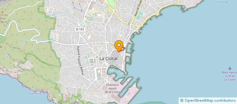 localisation de l'entreprise GAIROARD STRAUB ARNOUX FABIEN à LA CIOTAT