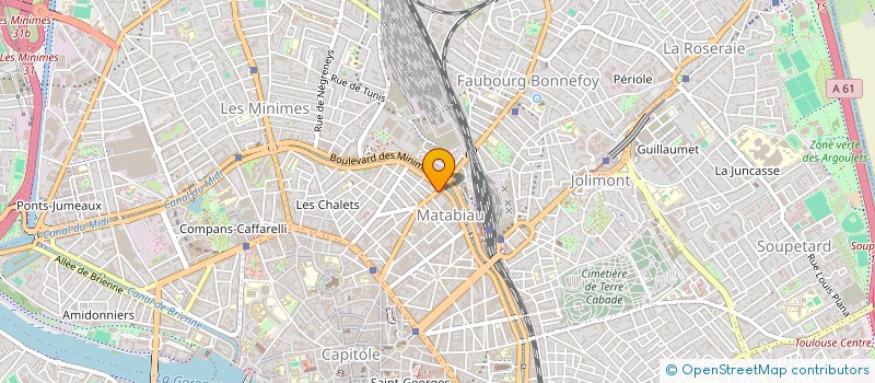 localisation de l'entreprise GAIS ET LESBIENNES EN MARCHE  TOULOUSE