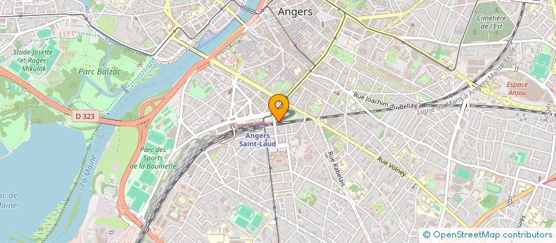 localisation de l'entreprise GAIST & RENARD IMMOBILIER à ANGERS