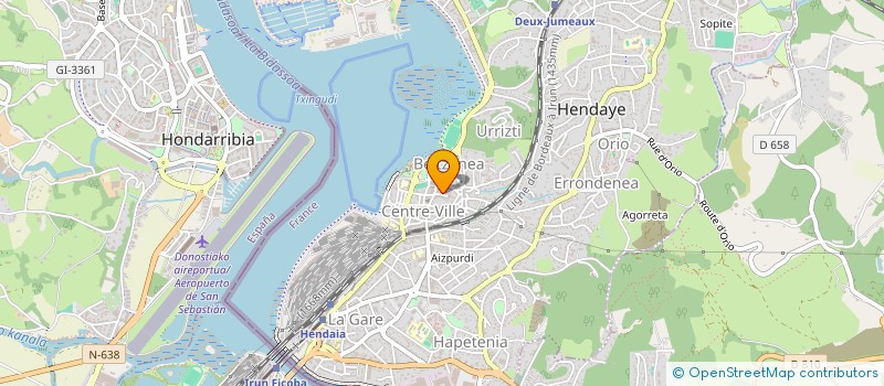 localisation de l'entreprise GAITA  HENDAYE