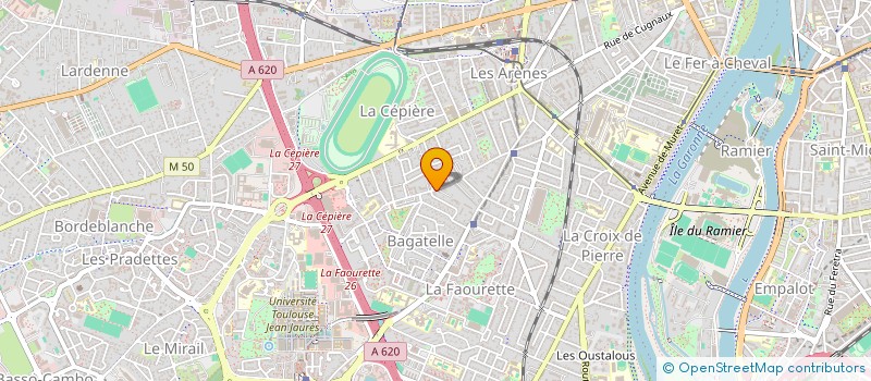 localisation de l'entreprise GAJ IMMOBILIER à TOULOUSE