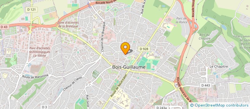 localisation de l'entreprise GAJ SOLUTIONS à BOIS-GUILLAUME