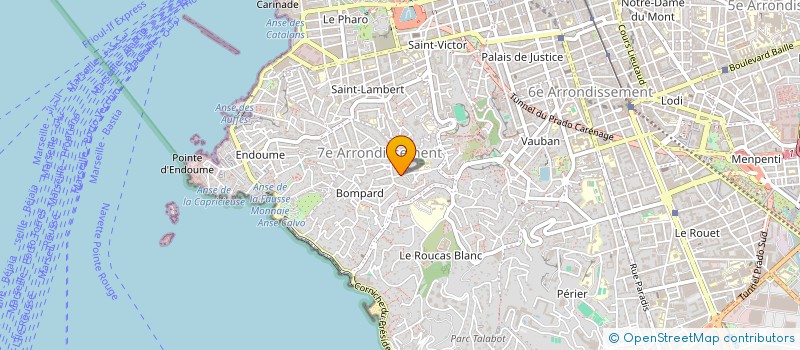 localisation de l'entreprise GAJA à MARSEILLE