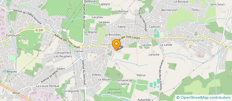 localisation de l'entreprise GAJAC  ARCACHON