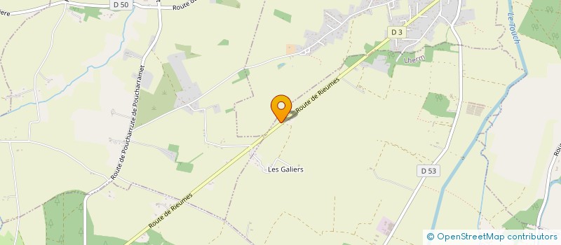localisation de l'entreprise GAJAN IMMO à LHERM