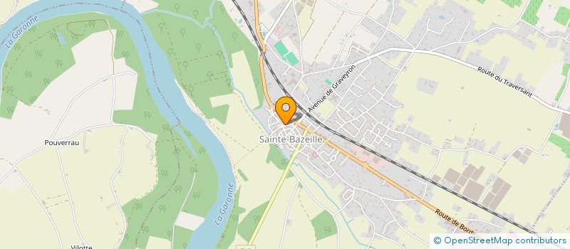 localisation de l'entreprise GAJATRANS  SAINTE-BAZEILLE