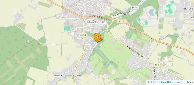 localisation de l'entreprise GAJEA CONSULTING  MONDONVILLE