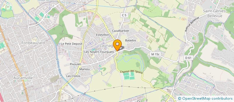 localisation de l'entreprise GAJEWSKI TRANSPORTS  LAUNAGUET