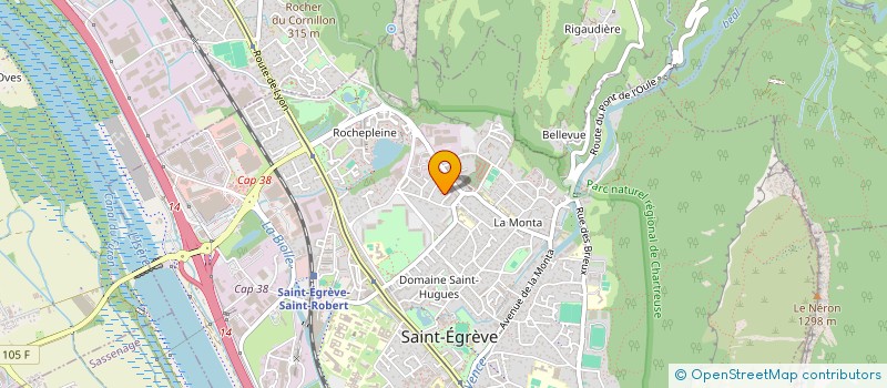 localisation de l'entreprise GAJIC  SAINT-EGREVE