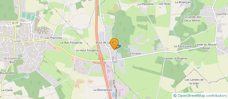 localisation de l'entreprise GAJIMMO  LAILLE