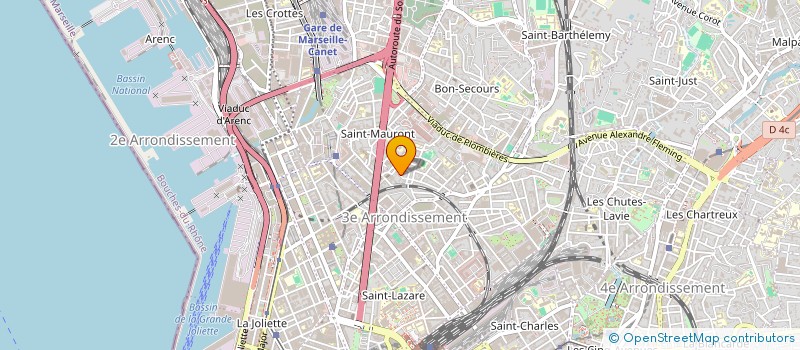 localisation de l'entreprise GAJO à MARSEILLE