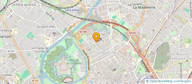 localisation de l'entreprise GAJO IMMOBILIER à LILLE