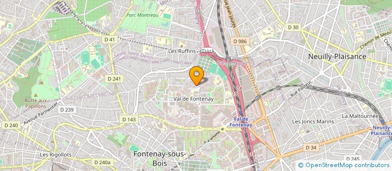 localisation de l'entreprise GAJOELLE à FONTENAY-SOUS-BOIS