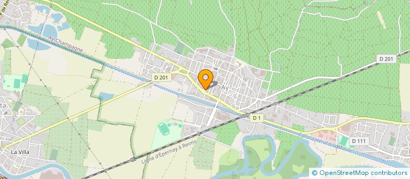 localisation de l'entreprise GAJOL  AY-CHAMPAGNE