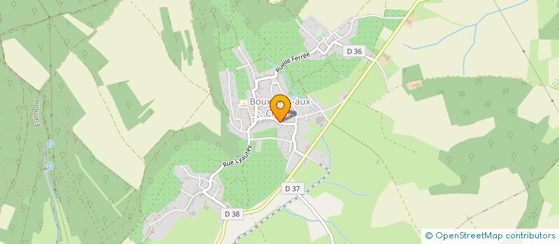 localisation de l'entreprise GAJUVAL  BOUXIERES-AUX-CHENES