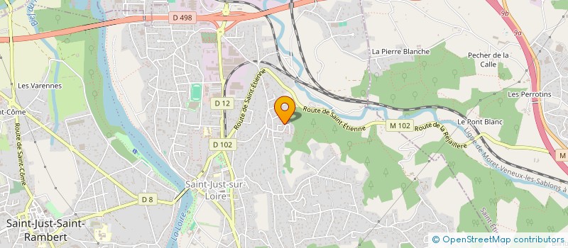 localisation de l'entreprise GAJUZO  SAINT-JUST-SAINT-RAMBERT