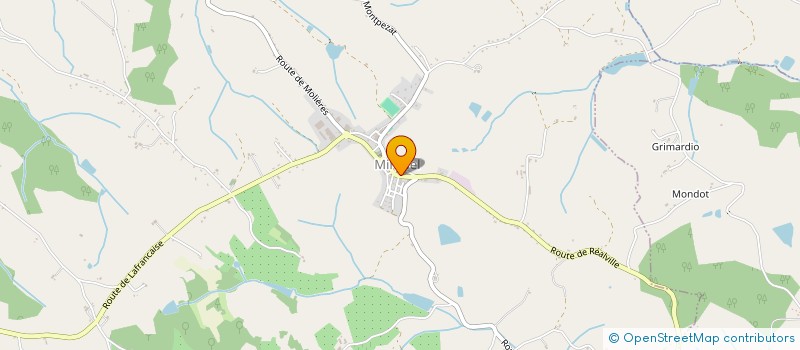 localisation de l'entreprise GAJV  MIRABEL