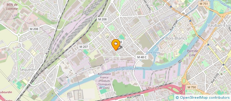 localisation de l'entreprise GAK INVEST à LILLE