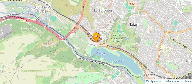 localisation de l'entreprise GAL  PLOMBIERES-LES-DIJON