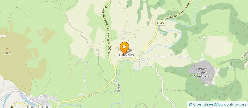 localisation de l'entreprise GAL  PIERREFICHE