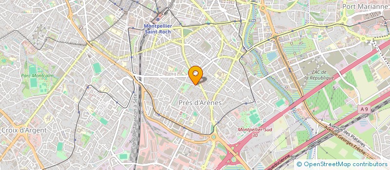 localisation de l'entreprise GAL à MONTPELLIER