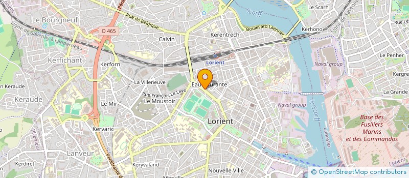 localisation de l'entreprise GAL à LORIENT