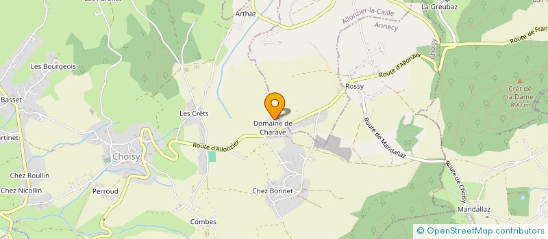 localisation de l'entreprise GAL'AXIE  CHOISY