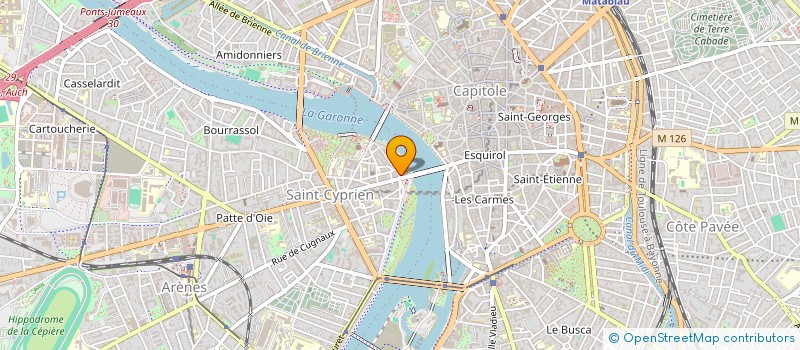 localisation de l'entreprise GAL CGT CHU TLSE VIE HOSPITALIERE à TOULOUSE