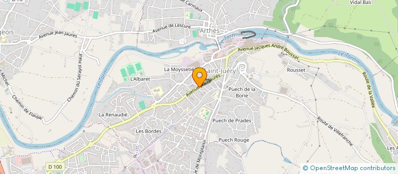 localisation de l'entreprise GAL DU PAYS DE L'ALBIGEOIS ET DES BASTIDES à SAINT-JUERY