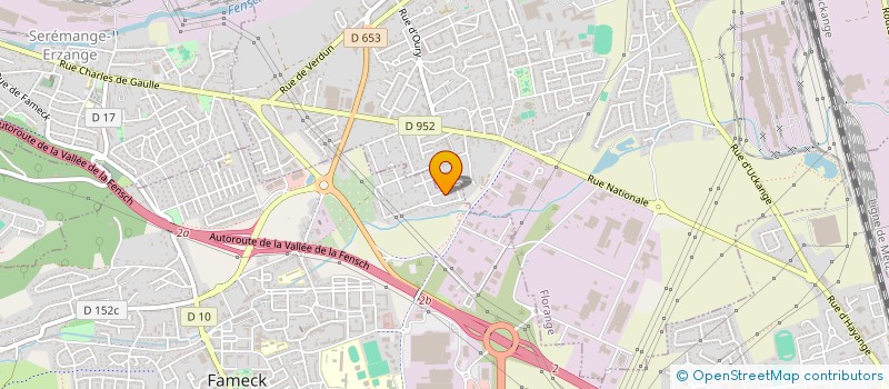 localisation de l'entreprise GAL IMMO  FAMECK