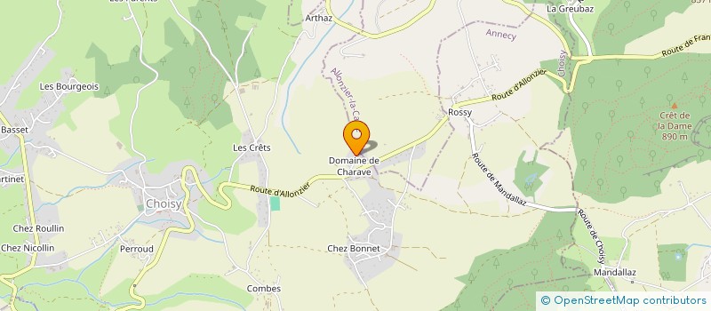 localisation de l'entreprise GAL TP à CHOISY