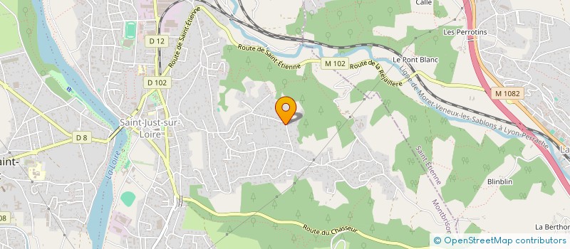 localisation de l'entreprise GALA 42  SAINT-JUST-SAINT-RAMBERT