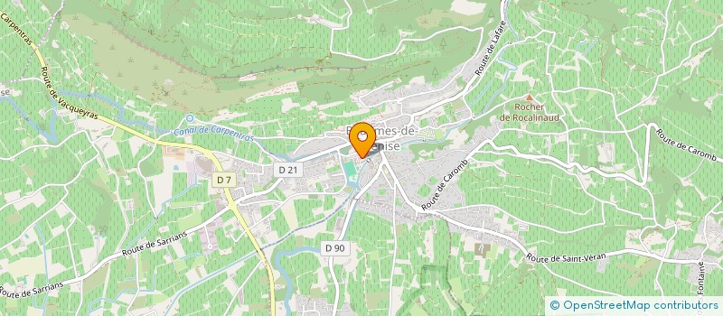 localisation de l'entreprise GALA  BEAUMES-DE-VENISE