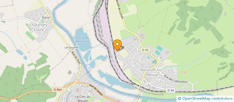 localisation de l'entreprise GALA  NOUVION-SUR-MEUSE