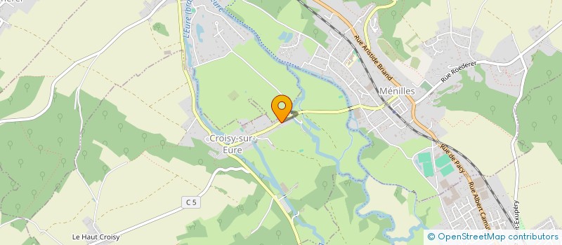 localisation de l'entreprise GALA  CROISY-SUR-EURE