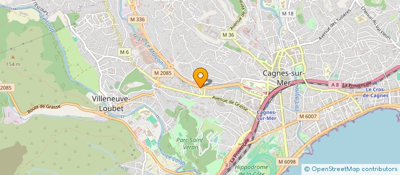 localisation de l'entreprise GALA  CAGNES-SUR-MER