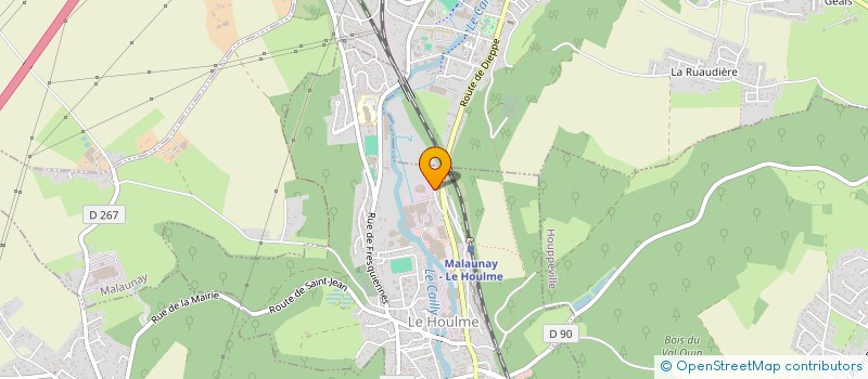 localisation de l'entreprise GALA AUTO  LE HOULME