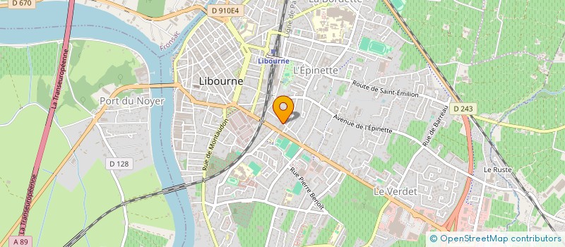 localisation de l'entreprise GALA CARRELAGE  LIBOURNE