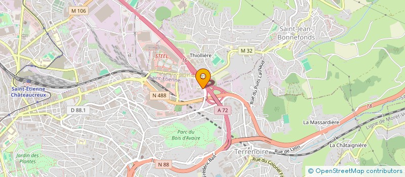 localisation de l'entreprise GALA CIDO  SAINT-ETIENNE