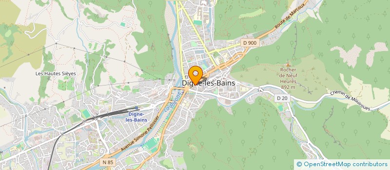 localisation de l'entreprise GALA LE LONGCHAMPS à DIGNE-LES-BAINS