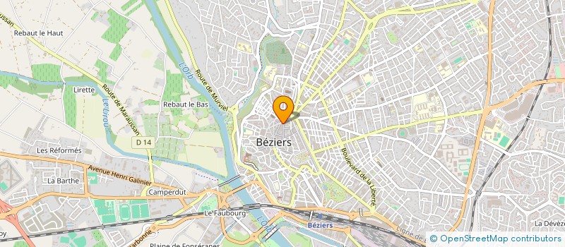 localisation de l'entreprise GALA PROMOTION  BEZIERS